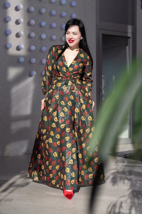 Niamey wrap dress