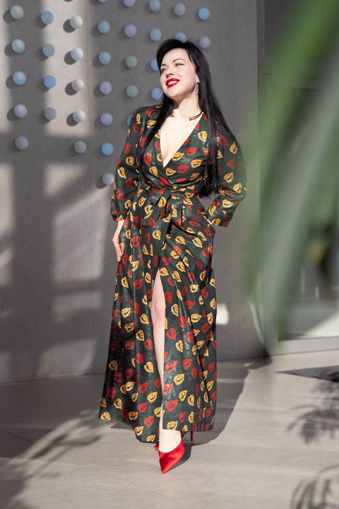 Niamey wrap dress