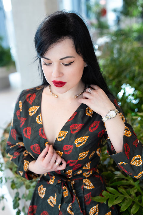 Niamey wrap dress