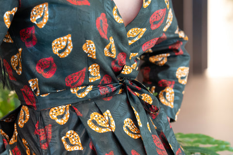 Niamey wrap dress