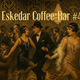 Add "Eskedar Coffee Bar  #4" on the image 