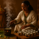 Ethiopian coffee ceremony