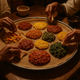 Ethiopian dinning with Enjera